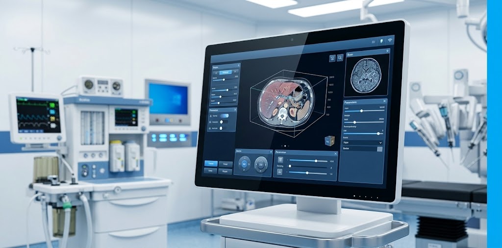 Industrial touchscreen technology